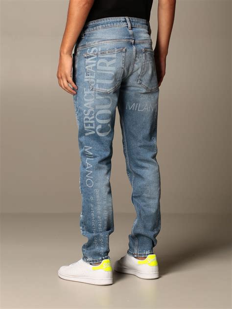 men jeans versace|versace men denim jeans.